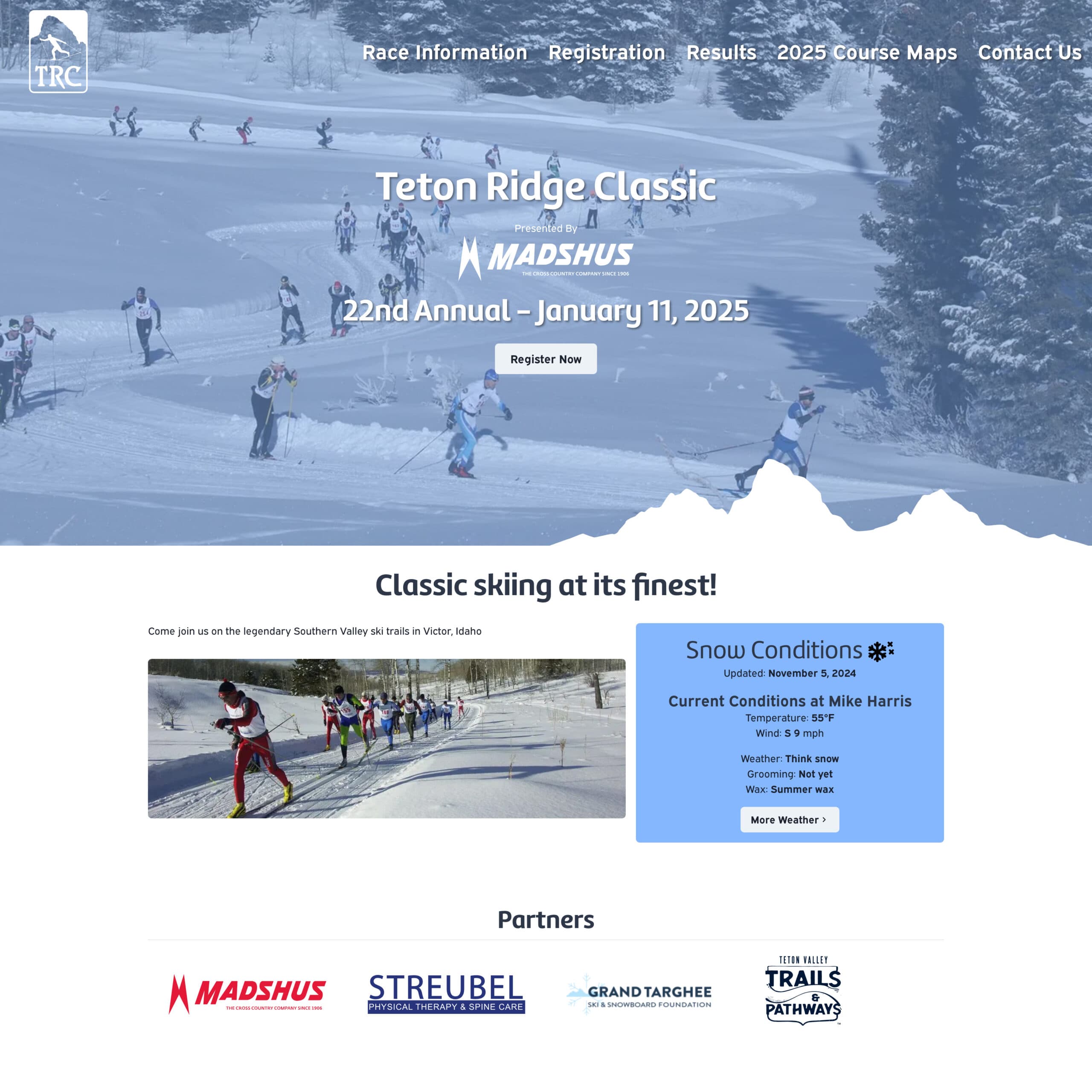 Teton Ridge Classic website