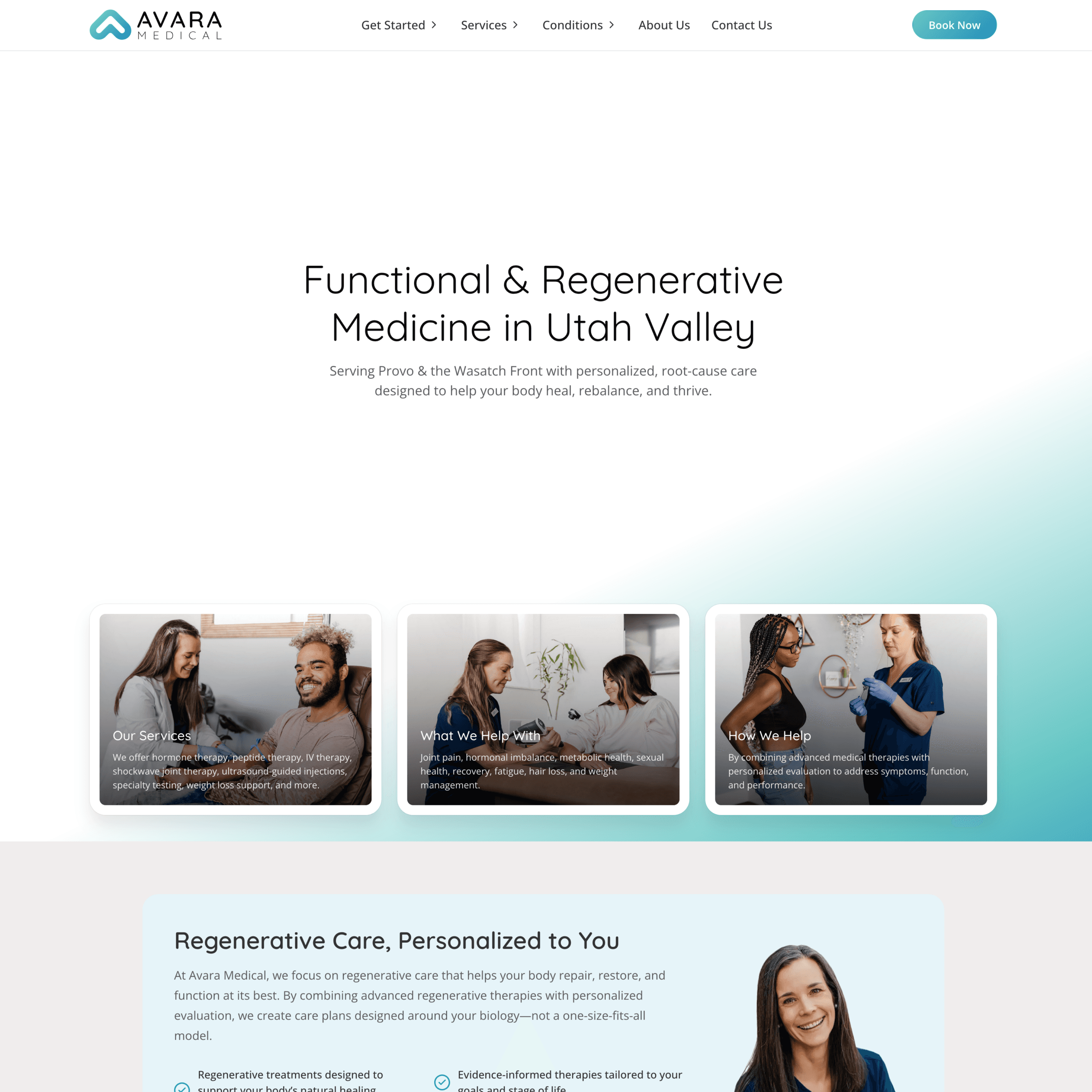 Avara Medical Website